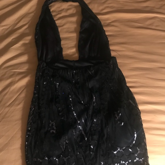 Navy sequins dress - Picture 3 of 4